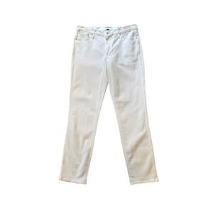 J.Crew 9" Vintage Slim Straight Jeans White BQ306 Tall Size 32T 14 Tall NEW